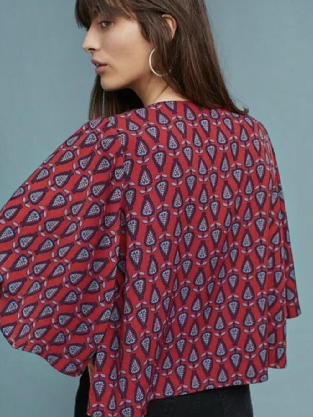 NWT Anthropologie Tia Printed Blouse by ISLA MAUDE - Picture 3 of 6